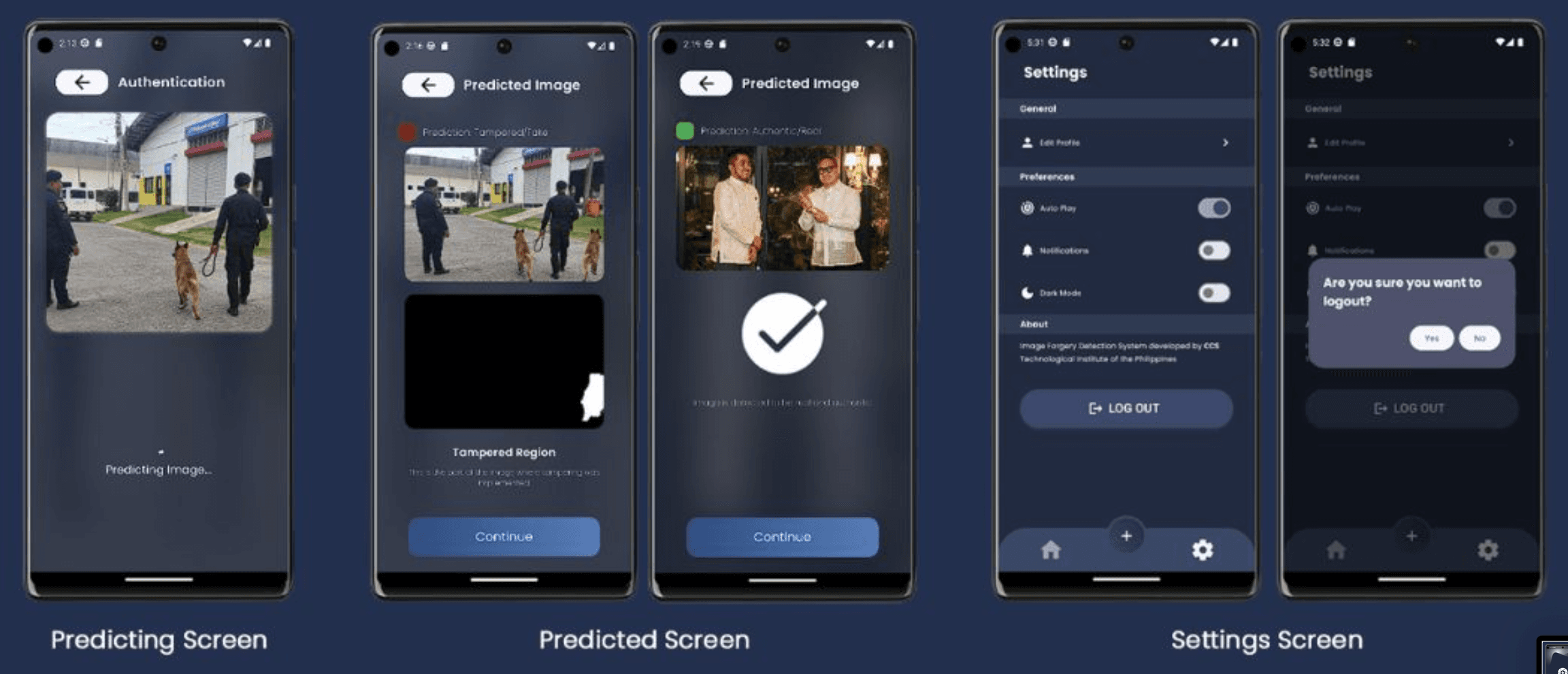 Forgery Detector screenshot